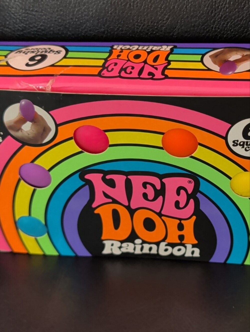 NEE DOH Rainbow Squishy Sensory Set - Multicolor